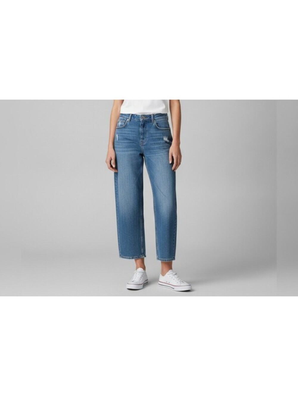 Ted Baker Womens Blue Denim Mom Jeans Size 30 Relaxed Fit High Rise Streetwear
